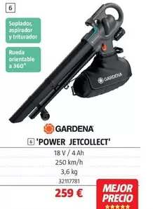 Gardena - Soplador A Bateria Power Jetcollect
