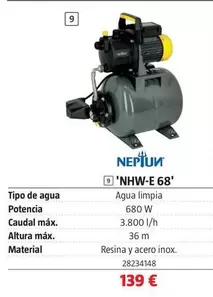 Neptun - Grupos De Presión Con Calderín NHW-E 68