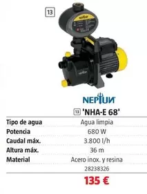 Neptun - Grupos De Presión Sin Calderín NHA-E 68