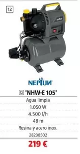 Neptun - Grupos De Presión Con Calderín NHW-E 105