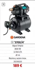 Gardena - Grupos De Presión Con Calderín 3700/4