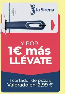 La Sirena - 1 Cortador De Pizzas