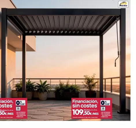 Pérgola Corintia II 3X3 M