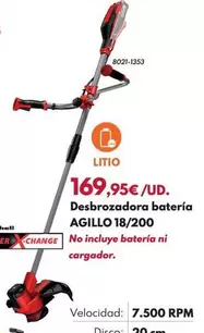Einhell - Desbrozadora Batería AGILLO 18/200