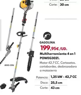 Multiherramienta 4 En 1 POWEG3021