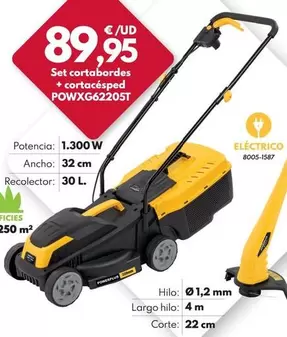 Power Plus - Set Cortabordes + Cortacésped POWXG62205T