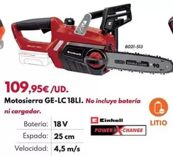Einhell - Motosierra GE-LC 18LI.