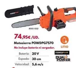 Power Plus - Motosierra POWDPG7570