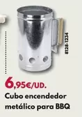 Cubo Encendedor Metálico Para Bbq