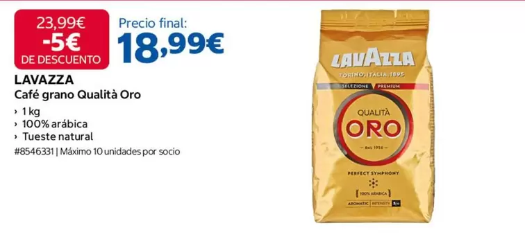 lavazza - Cafe Grano Qualità Oro