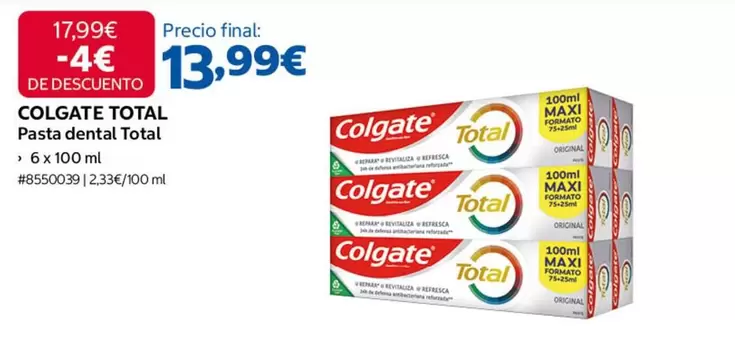 Colgate - Pasta Dental Total