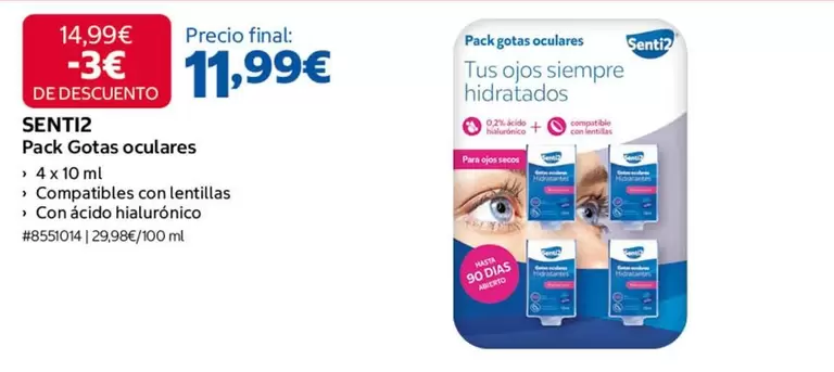 Senti2 - Pack Gotas Oculares