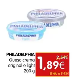 Philadelphia - Queso Crema Original O Light