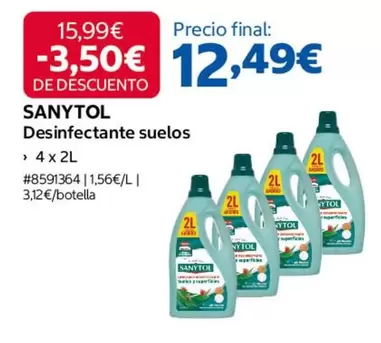 Sanytol - Desinfectante Suelos