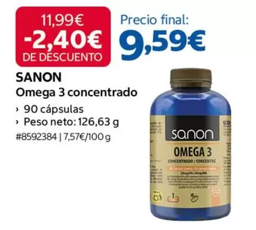 Sanon - Omega 3 Concentrado