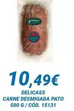 Delicass - Carne Desmigada Pato