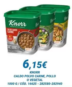 Knorr - Caldo Polvo Carne, Pollo O Vegetal