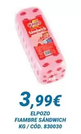 elpozo - Fiambre Sandwich