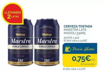 Mahou - Cerveza Tostada