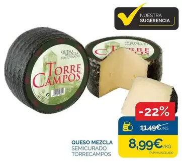 Torre Campos - Queso Mezcla Semicurado