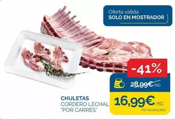 Solo - Chuletas Cordero Lechal