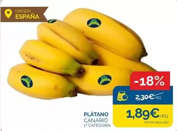 origen - Plátano Canario