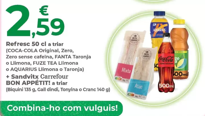 Coca-Cola - Refresc 50cl A Triar