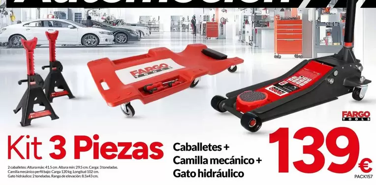Fargo Tools - Kit 3 Piezas