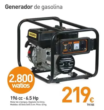 Takuma - Generador De Gasolina