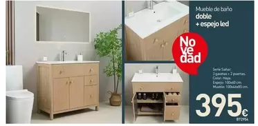Mueble De Baño Doble + Espejo Led