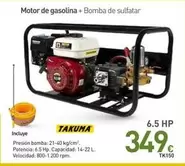 Takuma - Motor De Gasolina + Bomba De Sulfatar