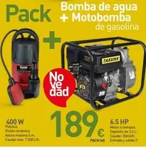 Takuma - Bomba De Agua + Motobomba De Gasolina