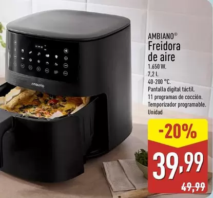 Ambiano - Freidora De Aire 