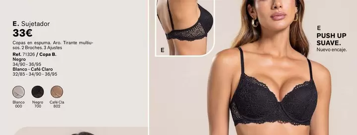 Sujetador Copas En Espuma