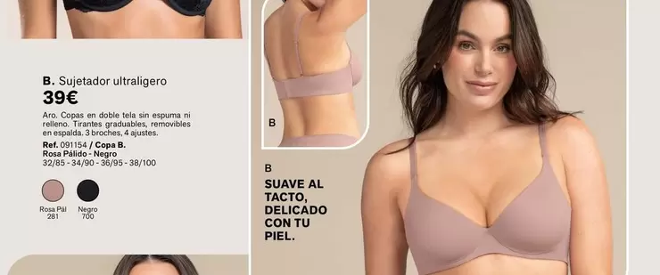 Sujetador Ultralígero