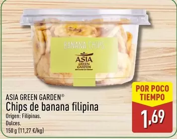 Asia Green Garden - Chips De Banana Filipina 