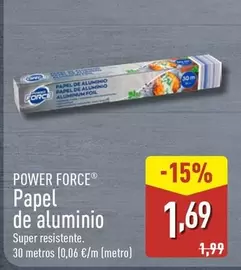 Power Force - Papel De Aluminio