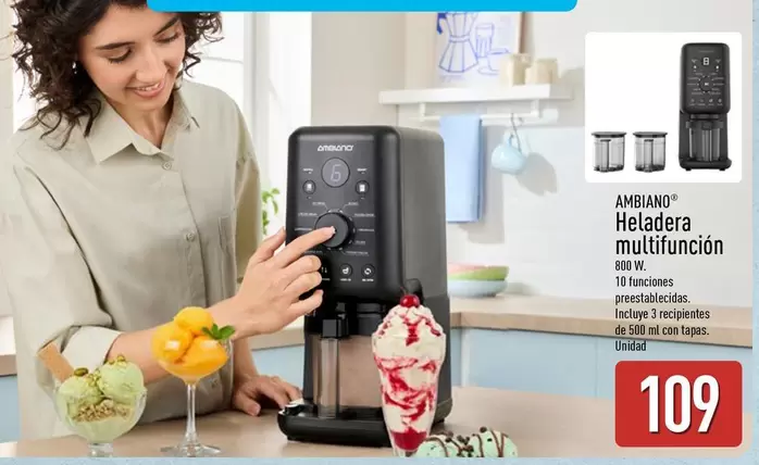 Ambiano - Heladera Multifuncion