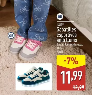 L&D - Sabatilles Esportives Amb Llums 