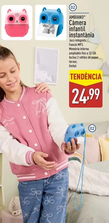 Ambiano - Càmera Infantil Instantània