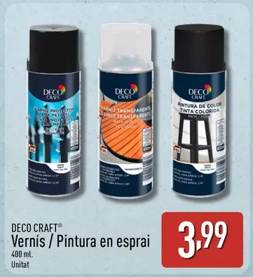 Deco Craft - Vernís/Pintura En Esprai