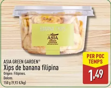 Asia Green Garden - Xips De Banana Filipina