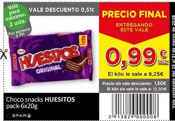 Huesitos - Choco Snacks