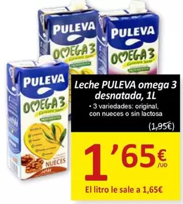 Puleva - Leche Omega 3 Desnatada