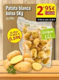 origen - Patata Blanca