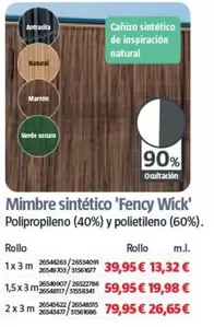 Mimbre Sintetico Fency Wick   
