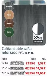 Canizo Doble Cana Reforzado