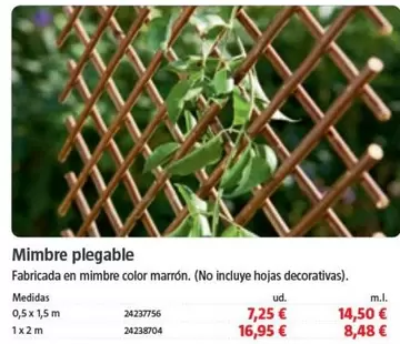 Mimbre Plegable