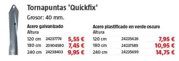 Tornapuntas Quickfix