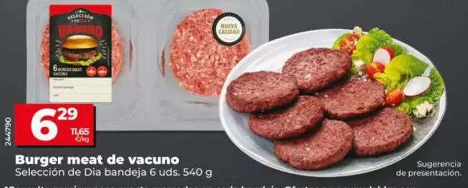 Seleccion De Dia - Burger Meat De Vacuno